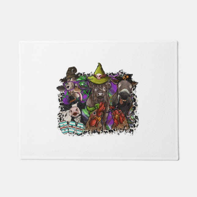 Tapete Dia das Bruxas de Animais (Frente)