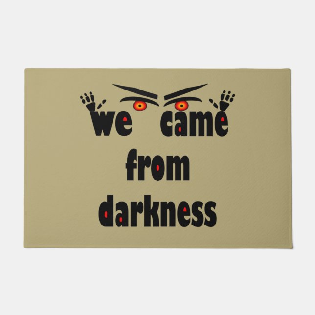 Tapete Dia de as Bruxas engraçado da temporada assustador (Frente)