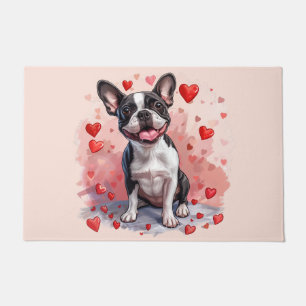 Tapete Dia de os namorados Boston Terrier Dog