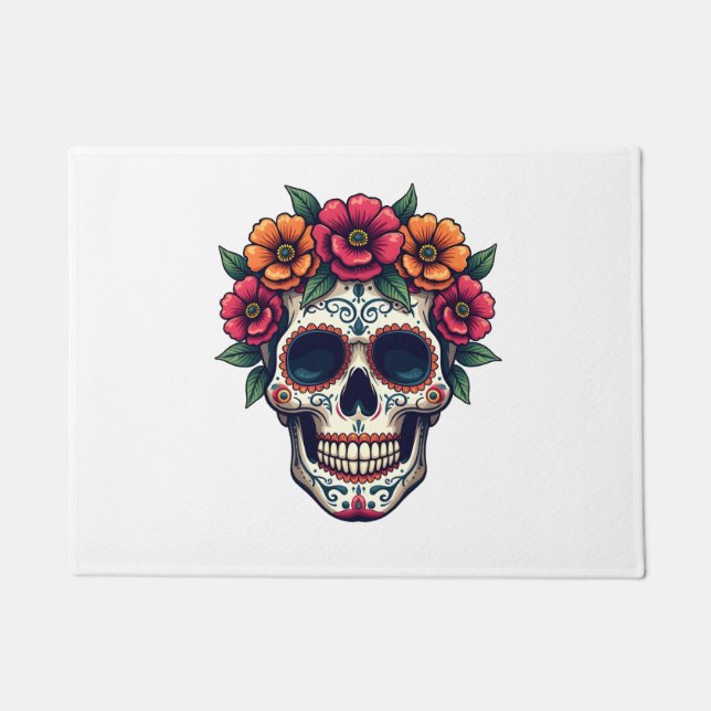 Tapete Dia do Crânio do Açúcar Morto - Dia de los Muertos (Frente)