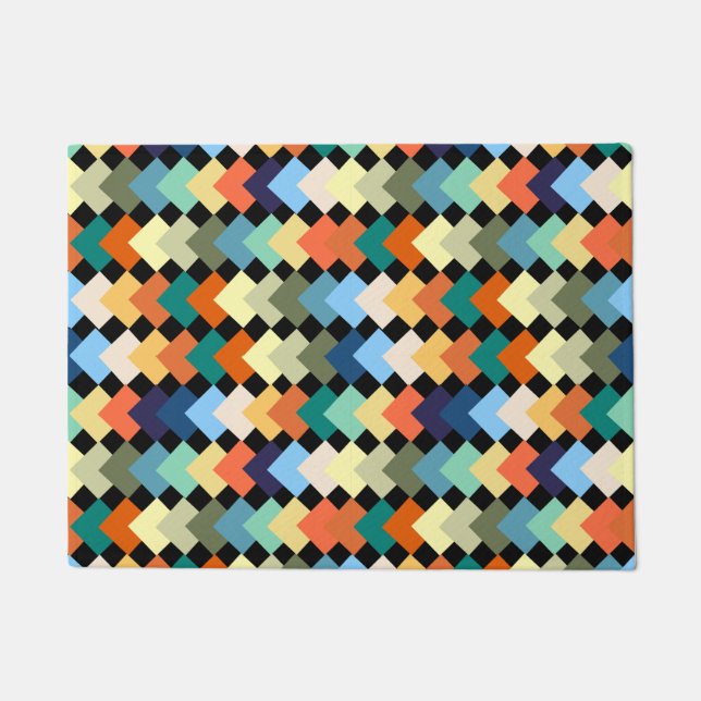 Tapete Diamantes de cor clara (Frente)