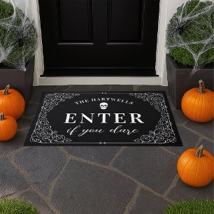 Tapete Digite se você ousar Halloween personalizado