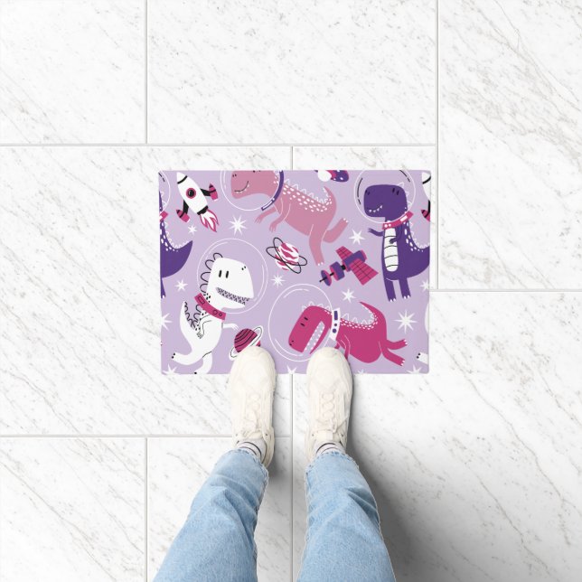 Tapete Dinossauros Espaciais, Dinossauros Cutos, Estrelas (Interior)