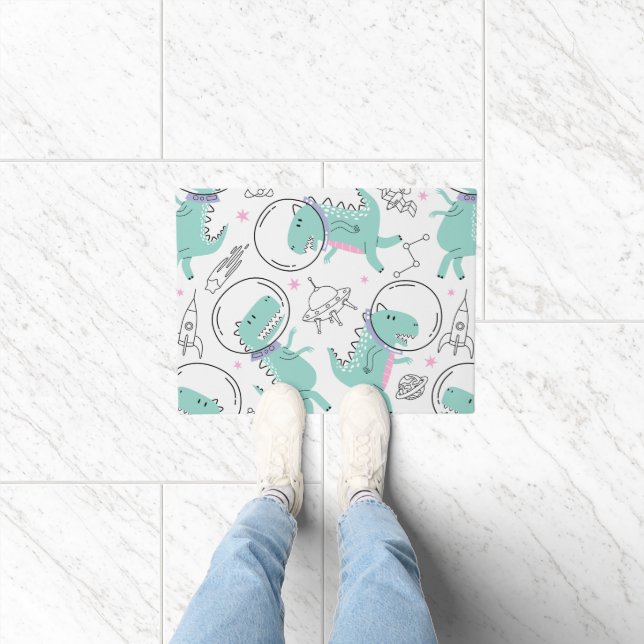 Tapete Dinossauros Espaciais, Dinossauros Cutos, Navio Es (Interior)