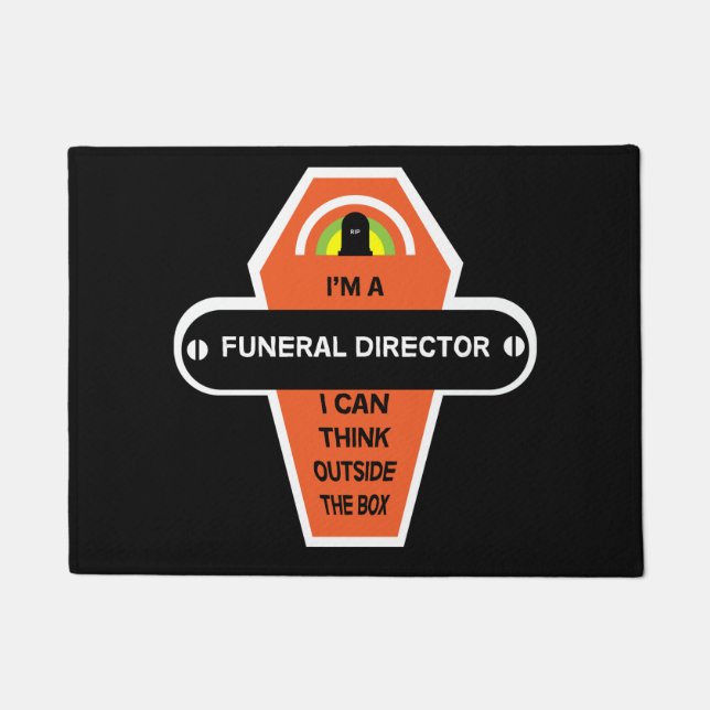 Tapete Diretor Funeral Merchandise | Presentes Engraçados (Frente)