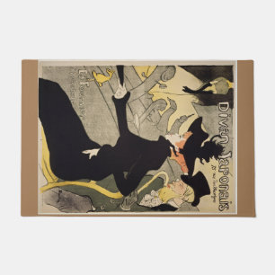 Tapete Divan Japonês Toulouse-Lautrec Vintage Art