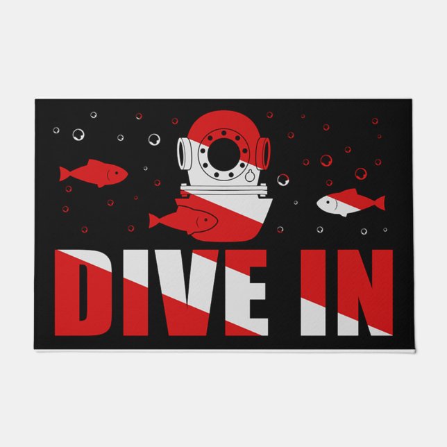 Tapete Dive In Doormat, Cool Diving (Frente)
