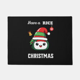 Tapete Diversão do Natal Sushi