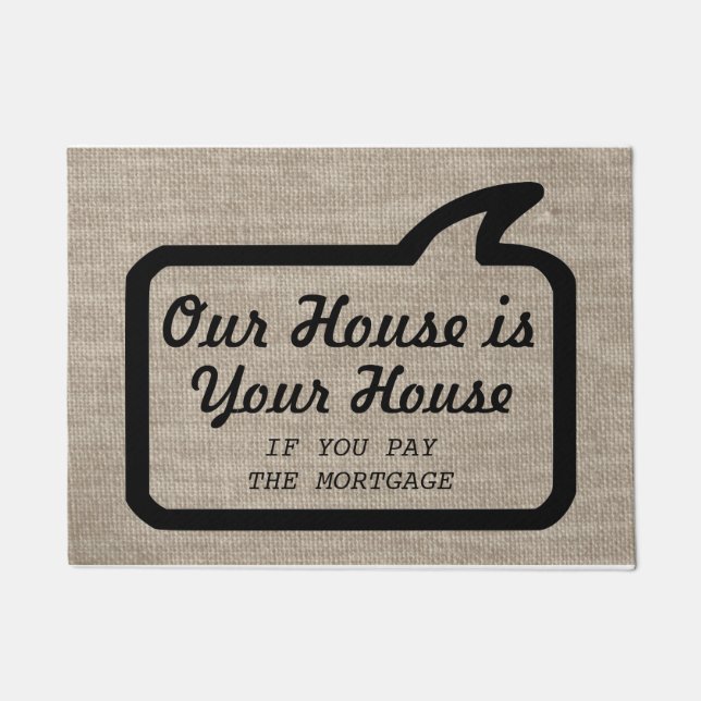 Tapete Divertida rude engraçado moderno legal (Frente)