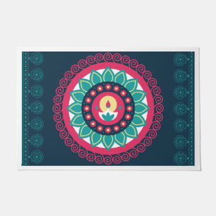 Tapete Diwali Doormat; Decor inicial de Diwali