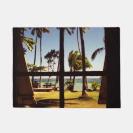 Tapete Dmcna de cena de praia de Fiji tropical