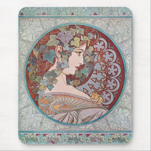 Tapete do rato de Nouveau Mousepad da arte da hera