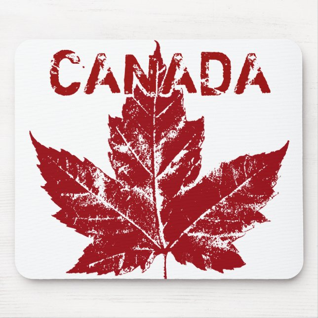 Tapete do rato legal Canadá customizável Mousepad (Frente)