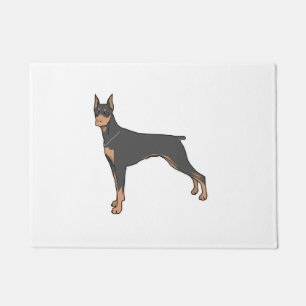 Tapete doberman toon