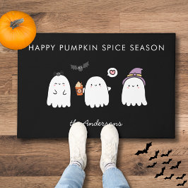 Tapete Doces Fantasmas de Halloween Temporada da Abóbora 