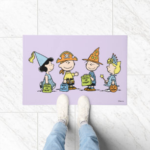 Tapete Doces ou Travessuras de Halloween dos Peanuts