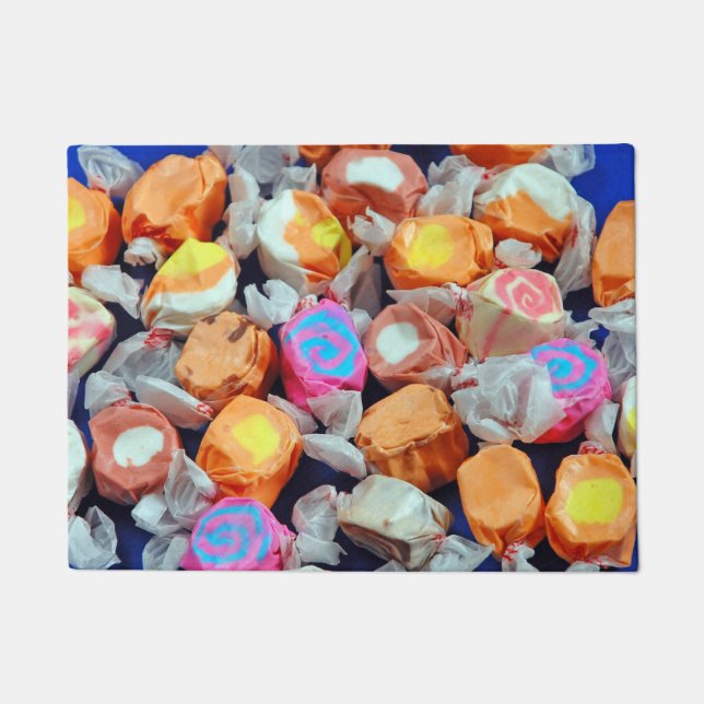 Tapete Doces taffy coloridos (Frente)