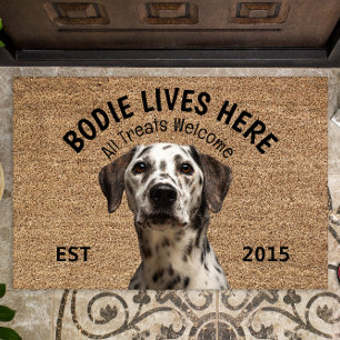 Tapete Dog Lover Doormat Personalizado Dalmático