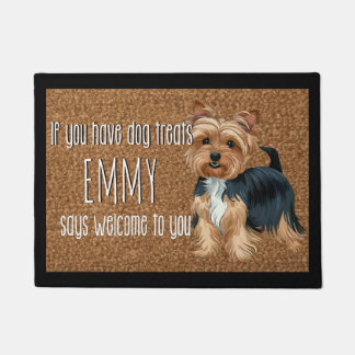 Tapete Dog Lover Personalizado Yorkshire Terrier Name