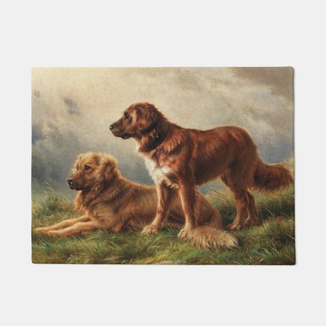 Tapete Dois Cães Vigiantes (Frente)