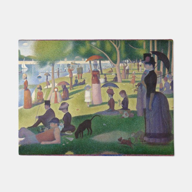 Tapete Domingo na pintura de La Grande Jatte Seurat (Frente)