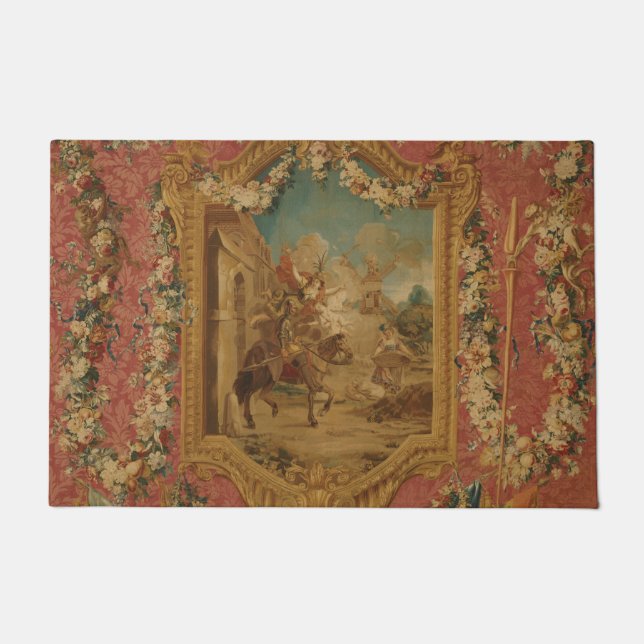 Tapete Don Quixote Guided by Folly, 18th century tapestry (Frente)