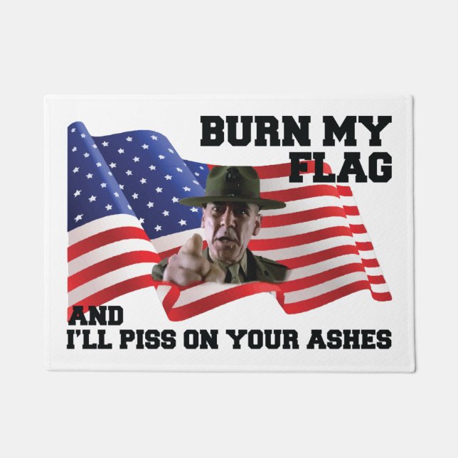 Tapete Don't burn my flag  (Frente)