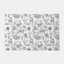 Door Mat Plant Lover Idea