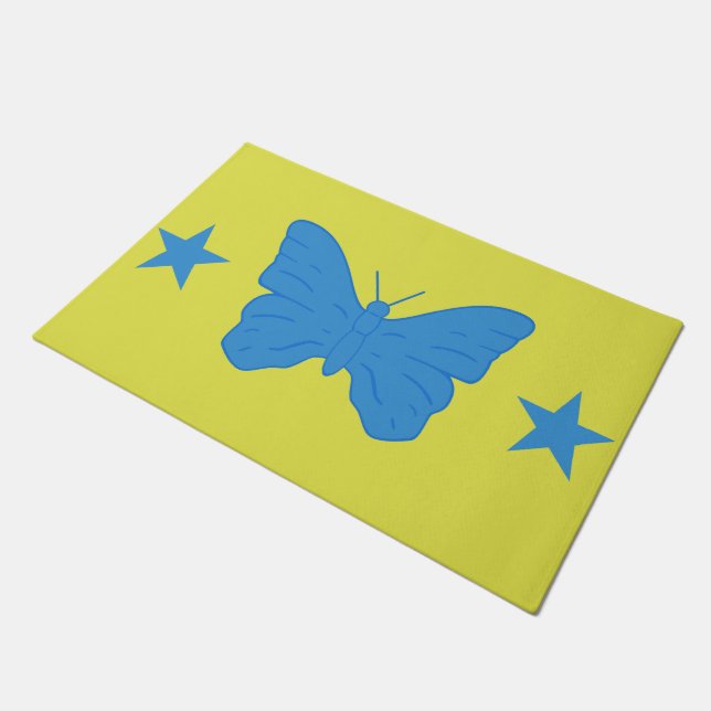 Tapete Door Mat with Flag of Bady Bassit, Brazil (Inclinado)