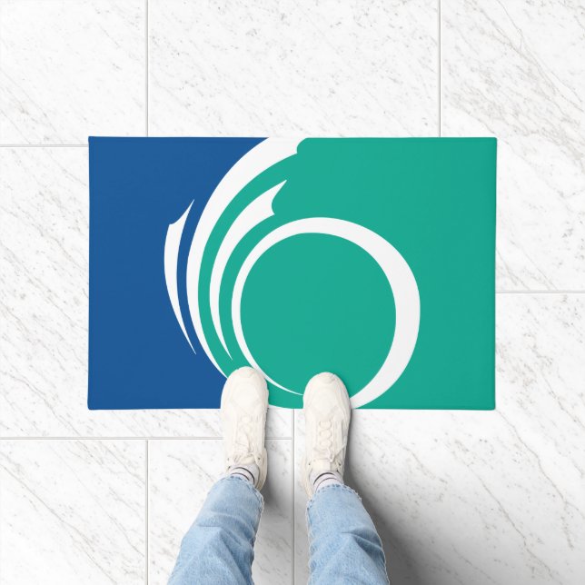 Tapete Door Mat with Flag of Ottawa, Canada (Interior)