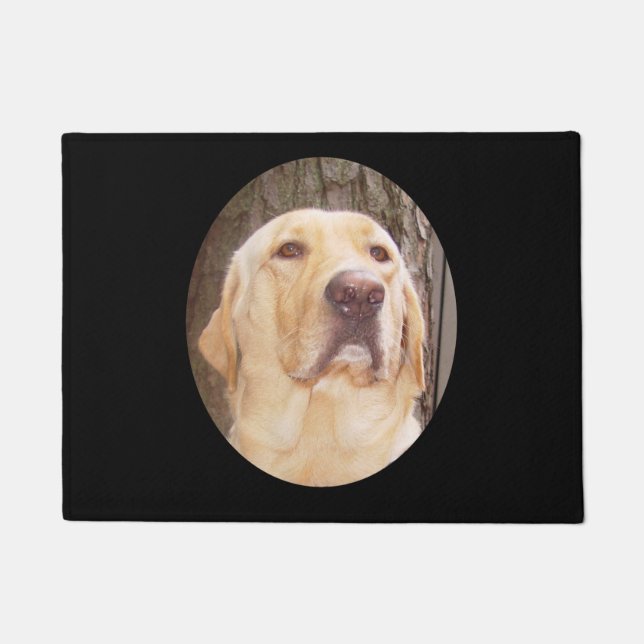 Tapete Doormat amarelo do laboratório (Frente)