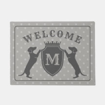 Doormat customizável do Dachshund