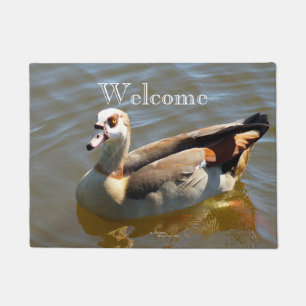 Tapete Doormat de Boas-vindas de pato Tropical