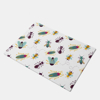 Tapete doormat de insetos insetos bonitos