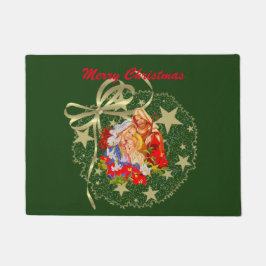 Tapete Doormat de Jesus do bebê