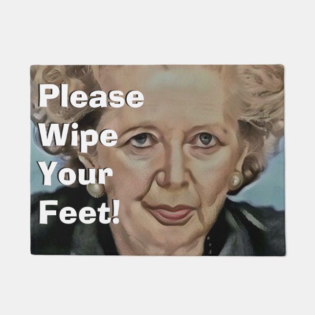 Tapete Doormat de Margret Thatcher (Frente)