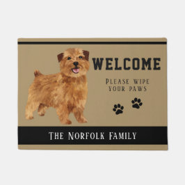 Tapete Doormat de Norfolk Terrier