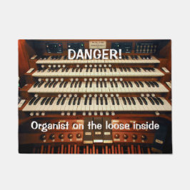 Tapete Doormat do console do órgão do divertimento