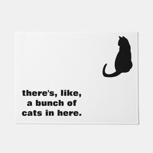 Tapete Doormat do gato (Frente)