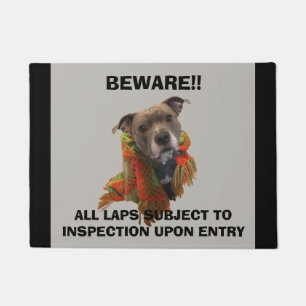 Tapete Doormat do inspector do regaço de Pitbull