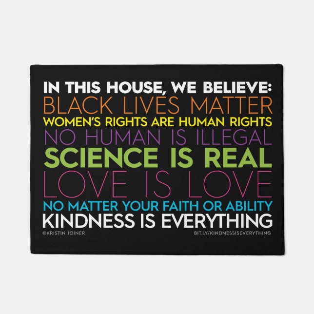 Tapete Doormat do #InThisHouse (Frente)