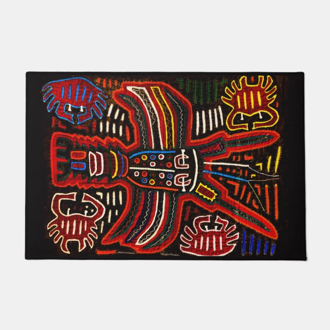 Tapete Doormat do Mola da lagosta (Frente)