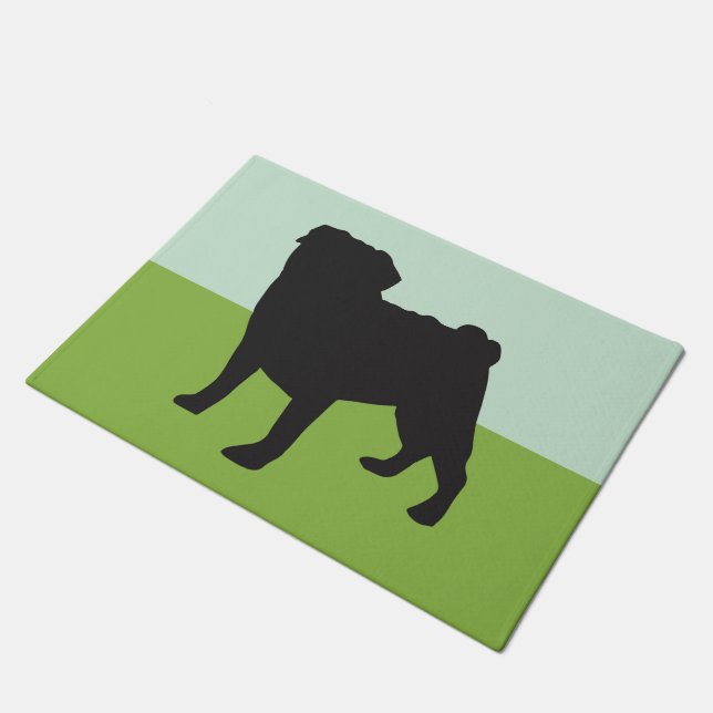 Tapete Doormat do pug do SNORT (Inclinado)
