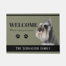 Doormat do Schnauzer