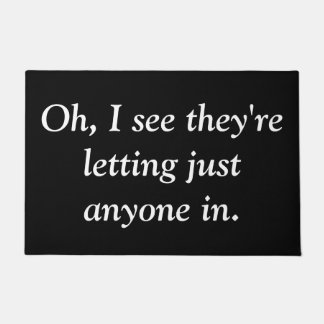 Tapete Doormat engraçado de Snarky