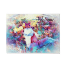 Doormat feito sob encomenda do esquilo