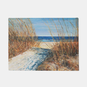Tapete Doormat litoral da arte da praia das dunas de