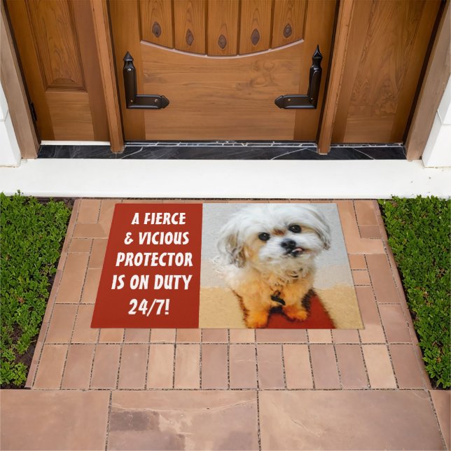 Tapete Doormat Marrom Doce Malshi (Ar livre)