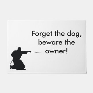 Tapete Doormat mestre da espada