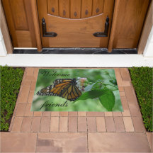 Doormats da borboleta de monarca